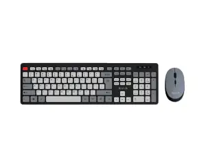 KEYBOARD-MOUSE AULA AC308 WIRELESS BLACK US-GR NEW - Φωτογραφία