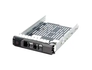 DRIVE TRAY 3.5" SAS DELL R610 R710 T610 T710 SERVER PLASTIC - Photo