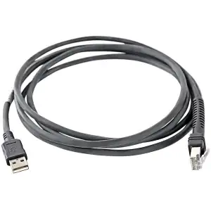POS CABLE ZEBRA USB-A (M) TO RJ45 REF - Photo
