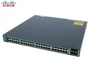 Cisco 3560E 48 10/100/1000+2*10GE(X2) 265W IPB WS-C3560E-48TD-S - Φωτογραφία