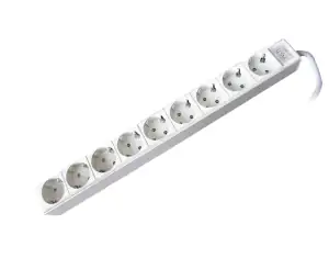 POWERSTRIP PULTI 9P 1U WHITE 3PHASE - Φωτογραφία