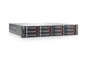 STORAGE HP MSA2012F 2xFC 4GB AJ744A CONTROLLER 12 LFF/2xPSU - Photo