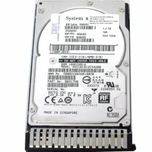 1.2TB 10K 12Gbps SAS 2.5in G3HS 512e HDD 00NA262 - Φωτογραφία