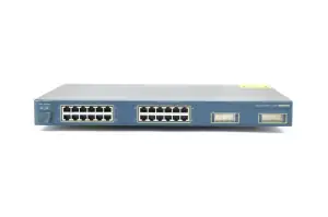SWITCH ETH 24P 100MB 2x1GBE GBIC CISCO CAT C3524 INLINE POWER - Φωτογραφία