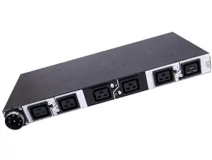 PDU 7-OUTLETS IBM 26K4121, 6XC13, 240V, 1PH, 15A, 1U - Photo